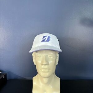 Bridgestone Golf Pro Model Cap Women's White Purple New